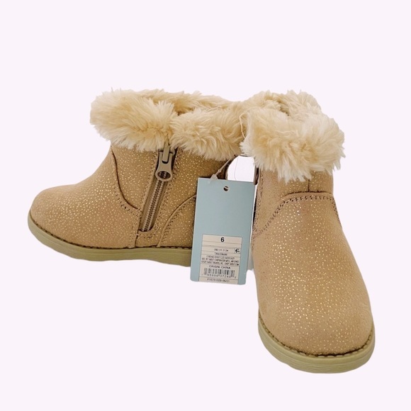 Cat & Jack Shoes Nwt Cat Jack Baby Girls Zipper Shearling Style